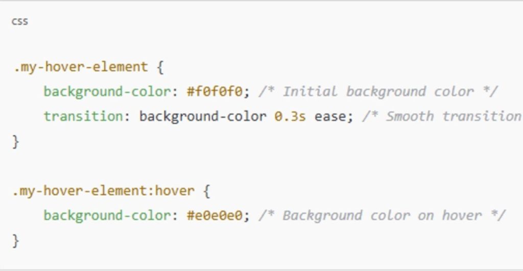 css hover effect