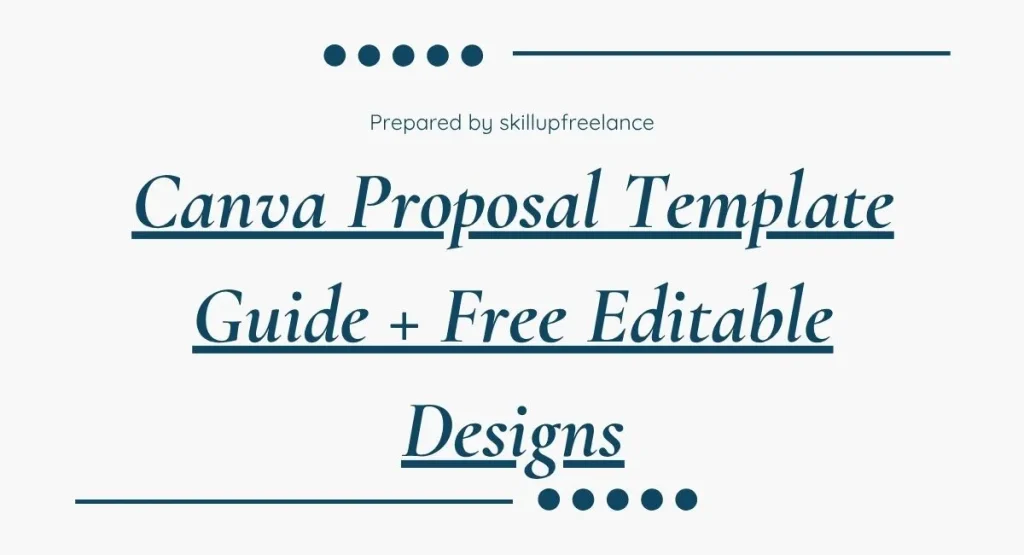 Canva Proposal Template Guide